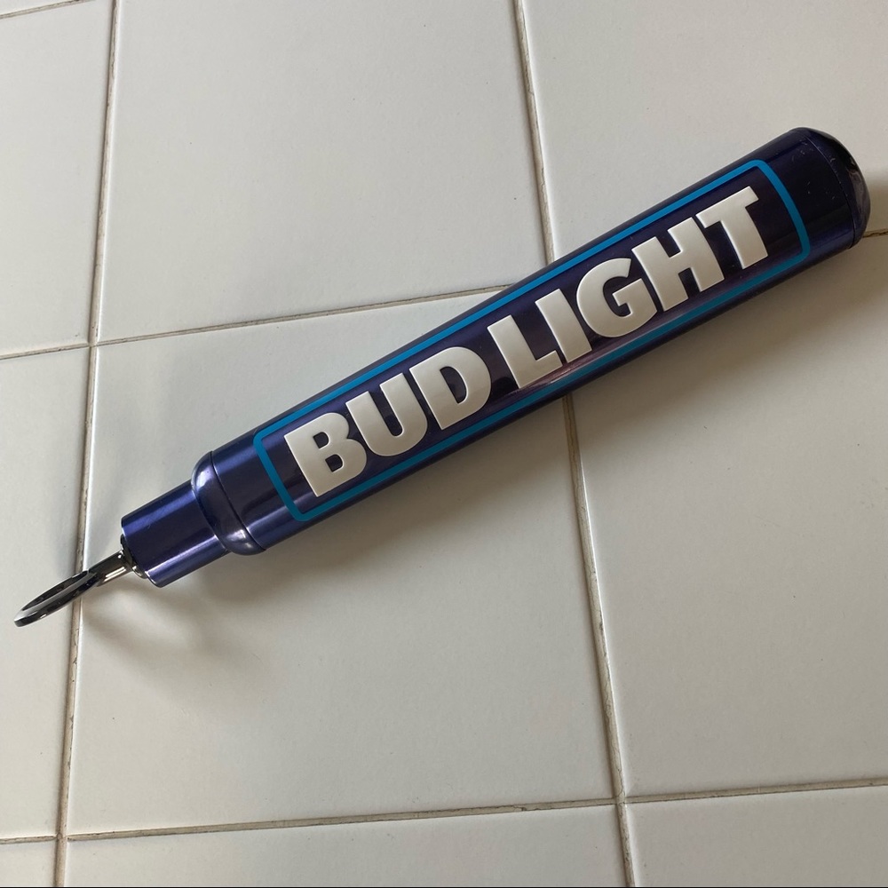 Bud Light Aluminum Tap Handle Bottle Opener 🍺